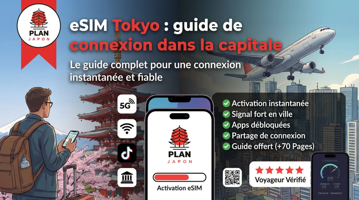 eSIM Tokyo : guide de connexion dans la capitale