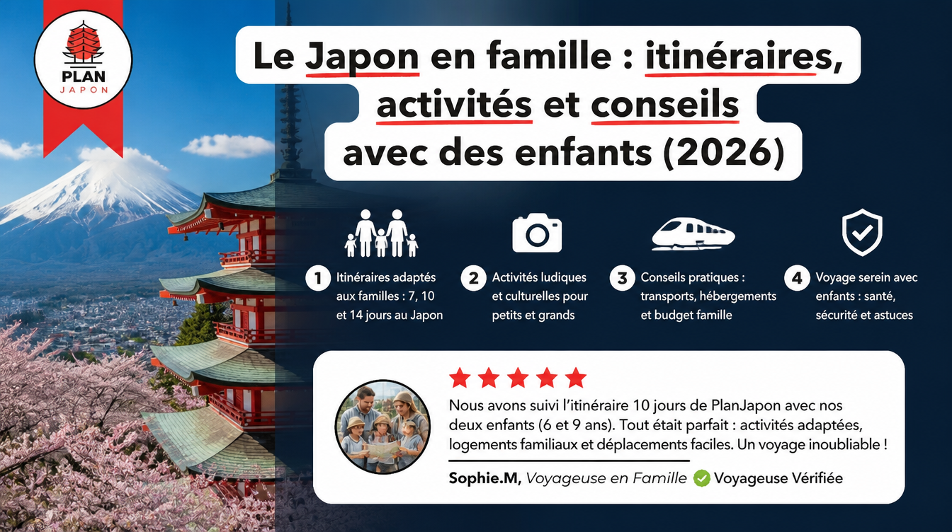Le Japon en famille : itinéraires, activités et conseils avec des enfants (2026)