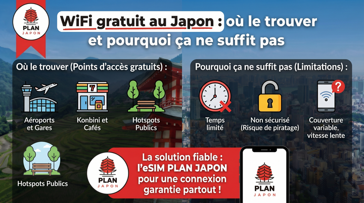 WiFi gratuit au Japon : où le trouver et pourquoi ça ne suffit pas