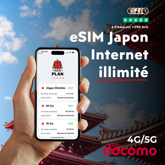 eSIM Japon illimité