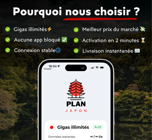 eSIM Japon illimité