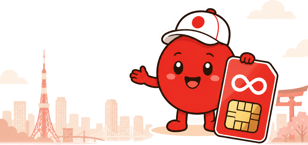 Mascotte PlanJapon avec la carte du Japon