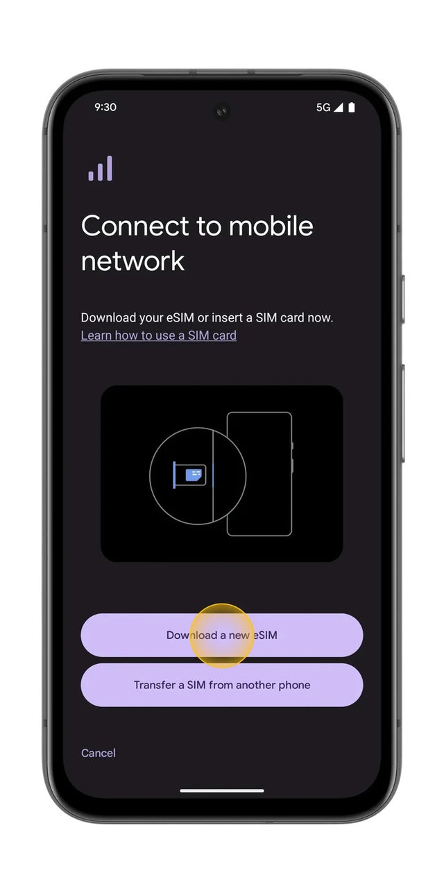 Téléchargez votre eSIM